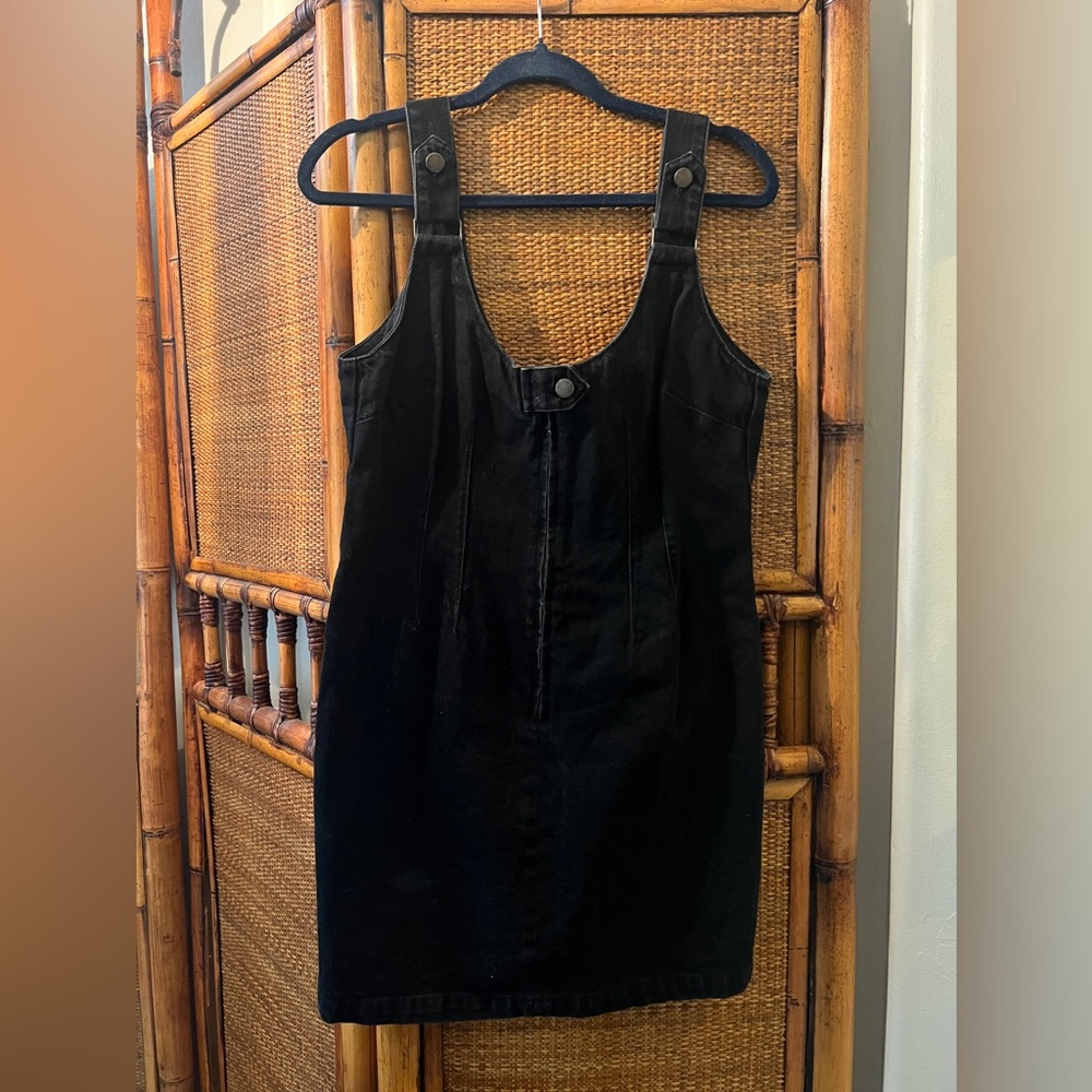 ASOS Denim Dress Black
